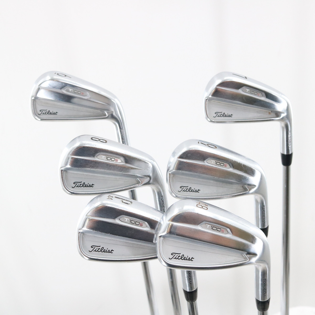 Used RH Titleist T100s Forged Iron Set 4-PW Project X LZ