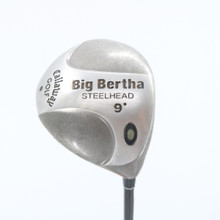 Callaway Big Bertha Steelhead Driver 9 Degrees Graphite S Stiff Flex RH P-130448