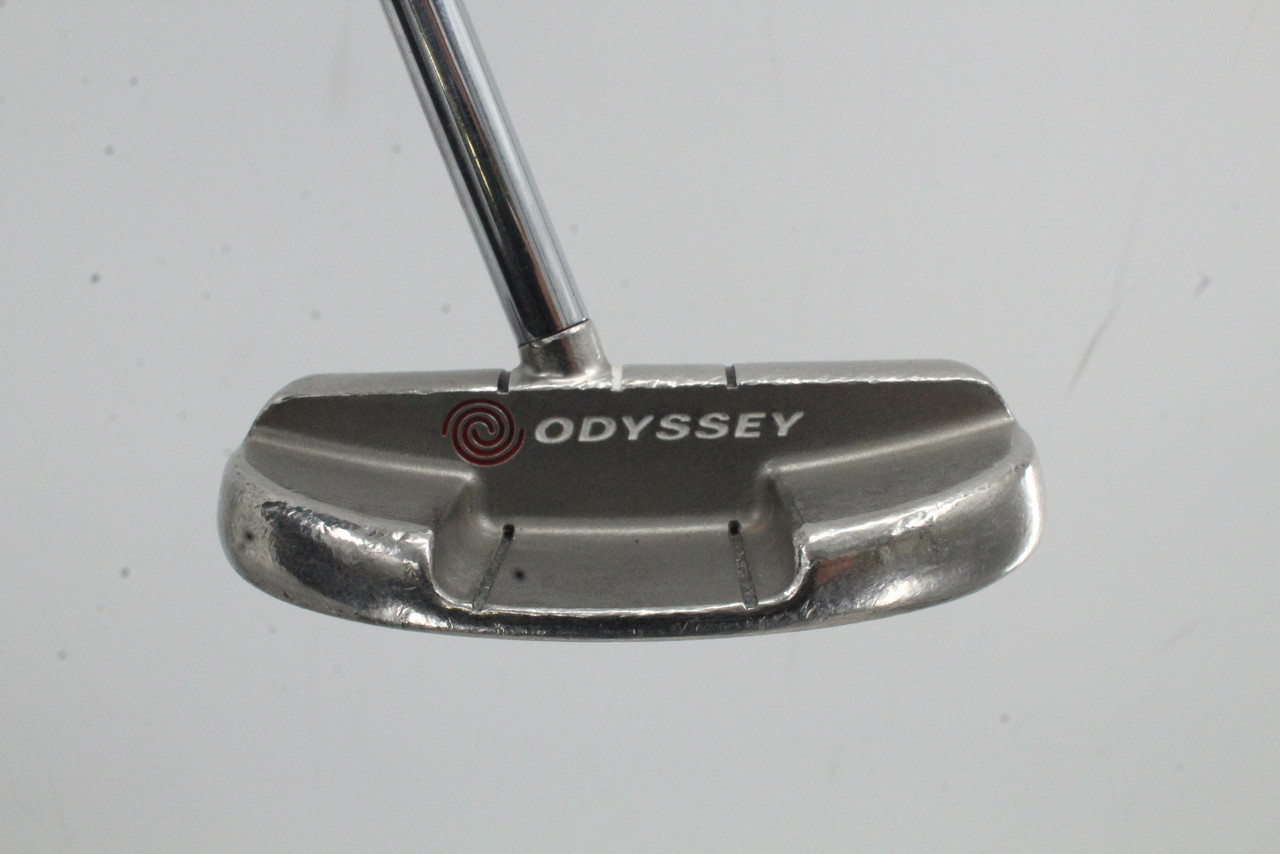 Putter Odyssey White Steel #5 - Droitier - 35 Pouces - Mallet - Reconditionné Très Bon État