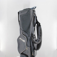 PING Hoofer Carry Golf Bag 5 Way / 9 Pockets Heather Gray / Black J-132643