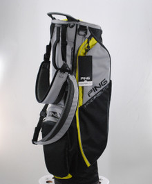 2024 PING Hoofer Lite Carry Golf Bag 5 Way /9 Pockets Grey/Black/Yellow J-136483