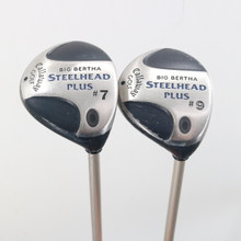 Callaway Big Bertha Steelhead Plus 7 & 9 Wood Set Graphite Ladies RH P-139119