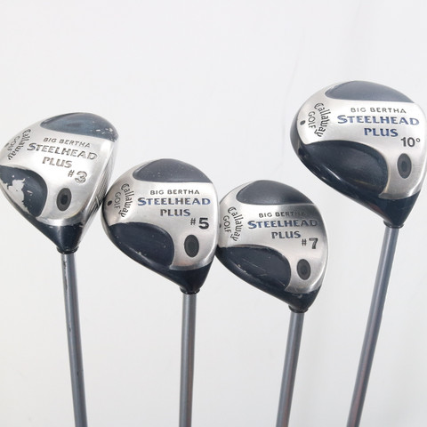 Bois 3 Callaway Big Bertha Steelhead - Tige Graphite Regular, Grip Callaway, Occasion