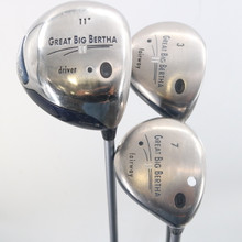 Callaway Great Big Bertha II 1,3,& 7 Wood Set Graphite Ladies RH C-139213