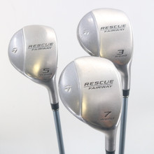 TaylorMade Rescue 3,5,7 Wood Set Graphite Shaft Ladies Flex Right-Hand C-139230