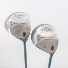 Callaway Big Bertha War Bird Wood Set 3 & 5 Graphite Gems Ladies RH S-138676