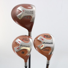 Taylormade Burner Bubble 1,3,& 5 Wood Set Bubble Graphite S Stiff RH S-138673