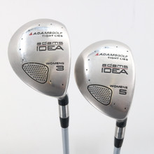 Adams Idea Tight Lies 3 & 5 Fairway Wood Set Graphite Women's Ladies RH C-139253