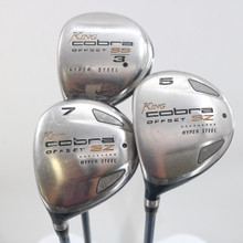 Cobra SZ/SS Offset 3,5,& 7 Fairway Wood Set Graphite Women's Ladies LH S-138653