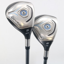 TaylorMade Jetspeed 5 & 6 Hybrid Set 25 & 28 Deg Graphite Ladies RH C-139358