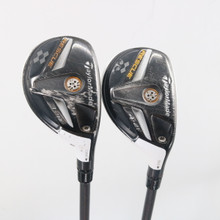 TaylorMade Rescue 3 & 4 Hybrid Set 18 & 21 Deg Graphite Regular Flex RH P-139305