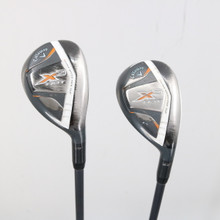 Callaway X2 Hot 3 & 4 Hybrid Set 19 & 22 Deg Graphite S Stiff Flex RH P-139331