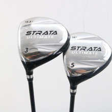 Strata Ultimate 3 & 5 Wood Set Graphite Ladies Flex Left-Handed C-139410