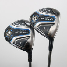 Callaway Big Bertha Fusion Wood Set 3 & 5 Graphite Recoil F1 Ladies RH C-139454