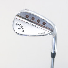 Callaway Mack Daddy 4 Platinum Chrome Sand Wedge 54 Deg 54.10S Steel RH P-141775