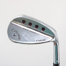 Callaway Mack Daddy 4 Platinum Chrome Sand Wedge 54 Deg 54.10S Steel RH S-143686