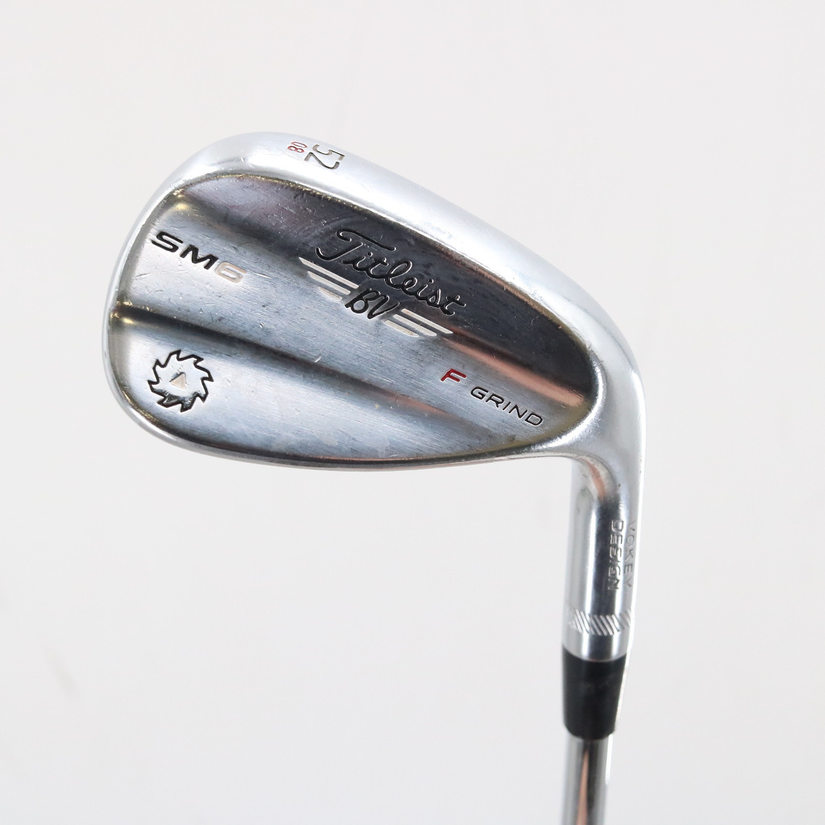 Titleist Vokey SM6 Tour Chrome GW Gap Wedge 52 Degree 52.08F Steel