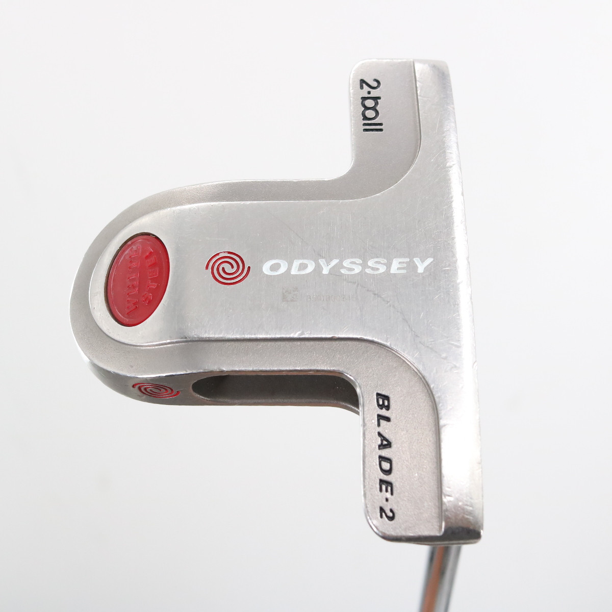 Odyssey White Steel 2-Ball Blade 2 Putter 35 Inches Steel Right