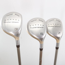 TaylorMade Supersteel Women's 3, 5,& 7 Wood Set Graphite L Ladies RH S-151483