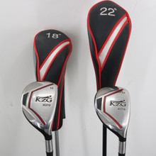 KZG H370 3 & 4 Hybrid Set 18 & 22 Deg Graphite KBS TGI 50 R Regular RH S-151542