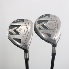 Callaway FT 5W & 7W Wood Set 19 & 21 Deg Fujikura Graphite R Regular RH S-151944