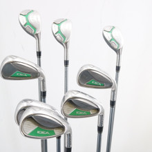 Adams IDEA A7OS Hybrid Iron Set 4H,5H,6H,7-P,S Graphite Ladies +0.50" P-151754