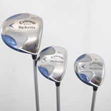 Callaway Big Bertha Women's 1,5,& 7 Wood Set Graphite Aldila W Ladies RH S-152187