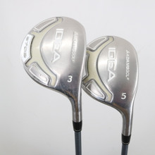 Adams IDEA A7OS Women's 3 & 5 Wood Set Graphite Grafalloy W Ladies RH S-152189