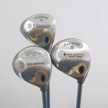 Callaway Big Bertha/War Bird 3, 5, & 7 Wood Set Graphite Regular RH S-152120