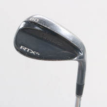 Cleveland RTX-4 Black Satin Lob Wedge 60 Deg 60.3XLOW Steel Stiff RH P-152424