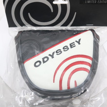 New Limited Edition Odyssey Black/Red/White Mallet Putter HeadCover Only HC-3518S