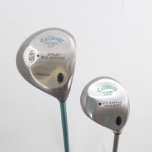 Callaway Great Big Bertha War Bird 1 & 7 Wood Set Graphite Ladies RH S-152636