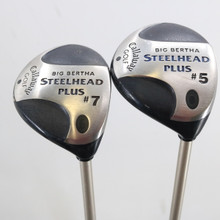 Callaway Big Bertha Steelhead Plus 5 & 7 Wood Set Graphite Ladies RH S-152583