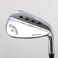 Callaway Mack Daddy 4 Platinum Chrome Gap Wedge 52 Deg 52.12W Stiff RH S-153204