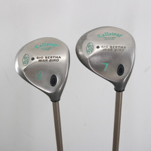 Callaway Big Bertha War Bird Women's 7 & 9 Wood Set Graphite Ladies RH S-153212