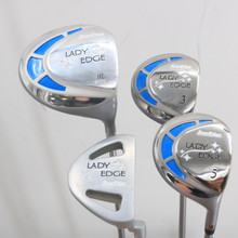 Tour Lady Edge 1,3,5 Wood Set,Putter Graphite/Steel L Women's Right-Hand S-153226