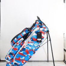PING Hoofer Lite USA CAMO Golf Bag 4-Way / 9 Pockets Red White Blue G-151111