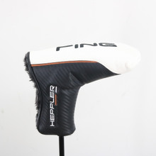 New Ping Heppler Putter Black/White/Brown Head Cover Headcover Only HC-S-3646