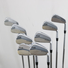 Ping Blueprint Iron Set 3-W Blue Dot Dynamic Gold Steel Stiff RH +1.00" S-153356