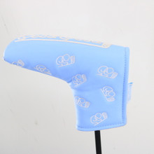 Real Good Good Blade Putter White/Blue Cover Headcover Only HC-S-3673
