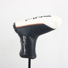 Ping Heppler Putter Black/White/Brown Head Cover Headcover Only HC-S-3679