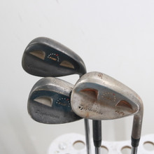 TaylorMade RAC Black/RAC Fe2 O3 Wedge Set 52.08,56.12,& 60.07 Steel RH S-153542