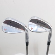 TaylorMade Milled Grind Satin Chrome Wedge Set 56.12SB & 60.10SB Deg RH S-153641
