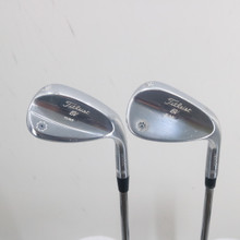 Titleist BV Vokey SM7 Tour Chrome Wedge Set 54.14F & 58.14K Deg Steel RH S-153648