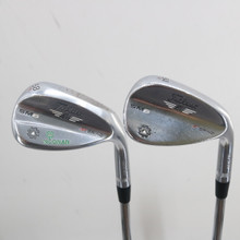 Titleist Vokey SM6 Tour Chrome Wedge Set 54.14F & 58.08M Deg Steel RH S-153660