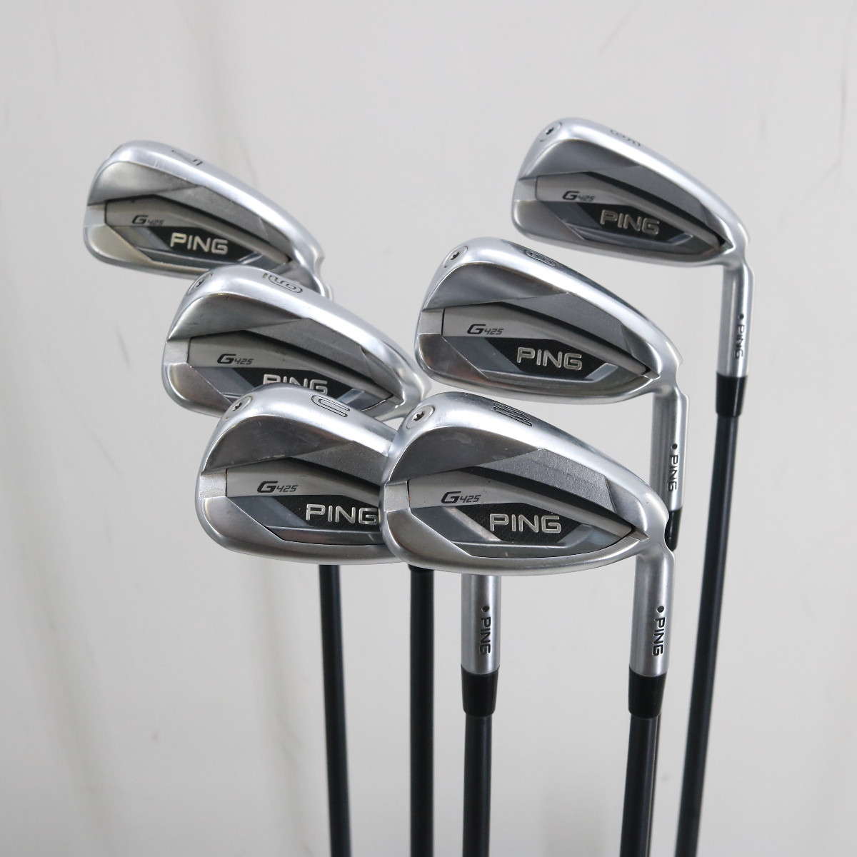 PING G425 Iron Set 6-W,U Black Dot Graphite Alta CB AWT R Regular