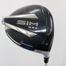 TaylorMade SIM Max Driver 12 Degrees Graphite X-Stiff Flex Right-Hand C-154076