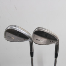 Cleveland CG10 Black Pearl Wedge Set 56 & 60 Deg True Temper Steel RH S-154205