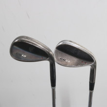 Cleveland CG10 Black Pearl Wedge Set 56 & 60 Deg True Temper Steel RH S-154206
