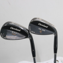 Cleveland 588 RTX 2.0 /Face Black Wedge Set 58.10 & 62.10 Deg Steel RH C-154193
